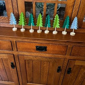 Felt Christmas Tree 8 Piece Set